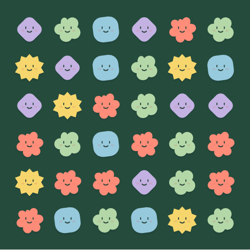 Pop Club colorful character puzzle